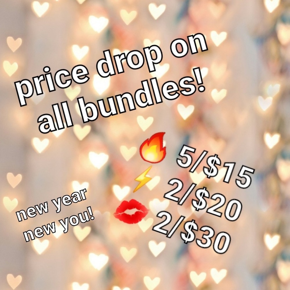 PRICE DROP ON ALL BUNDLES!